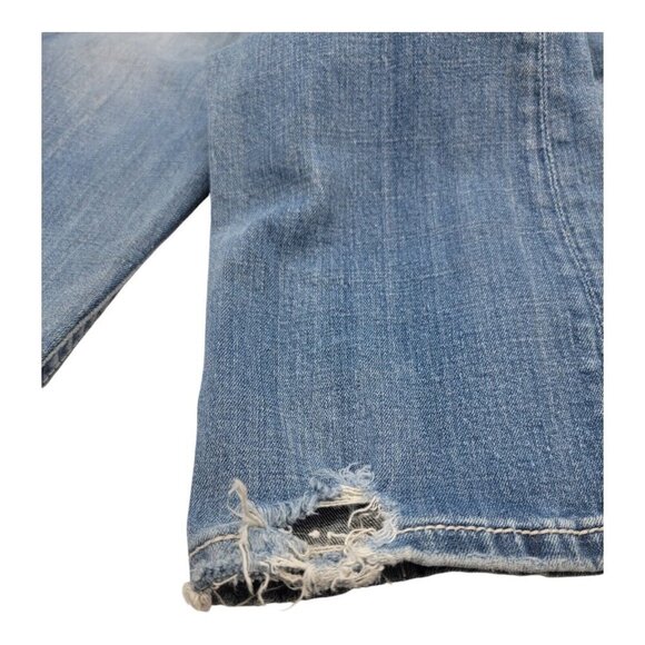 Miss Me Jeans Women 26 Boot Western Blue Denim Boho Bling Y2K Hip Hop JP5335b7 - Picture 3 of 10